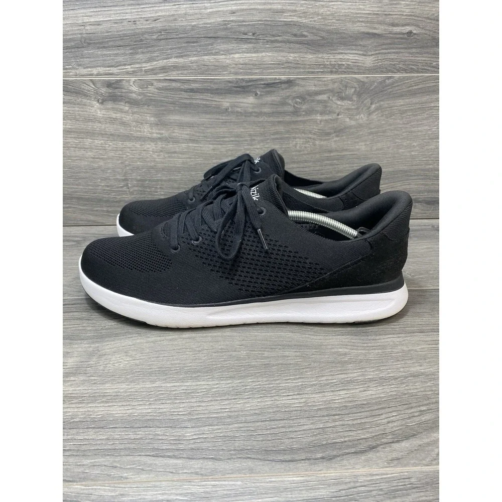 Kizik Lima Walking Shoes Sneakers M 14/ W 15 Black Casual Lace Up